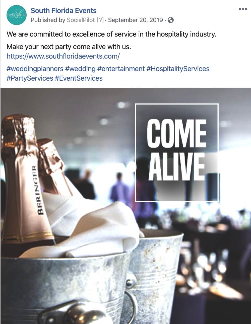 Entertainment And Hospitality Social Media Entertainment And Hospitality Social Media