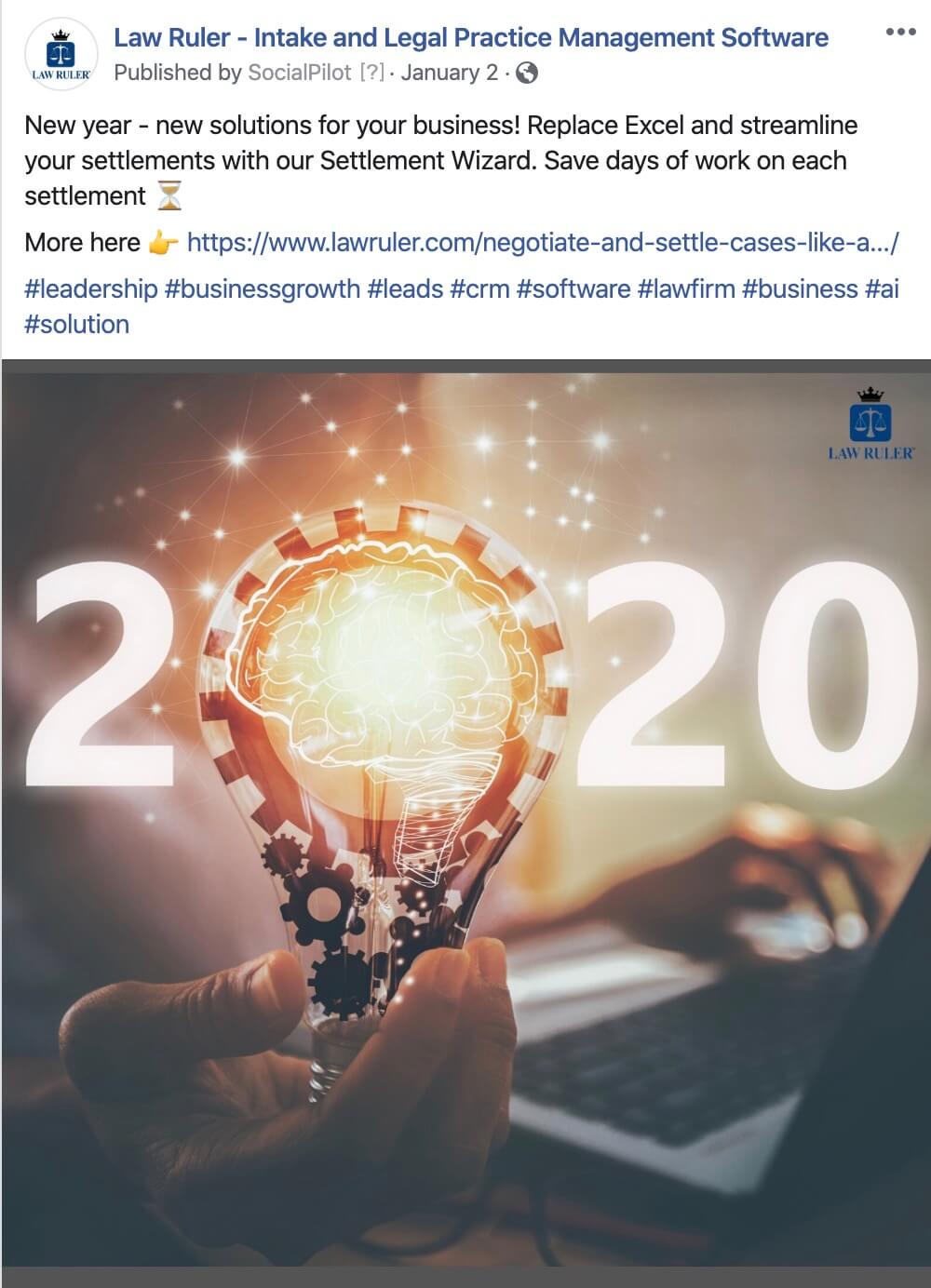 Software Company Social Media Postings