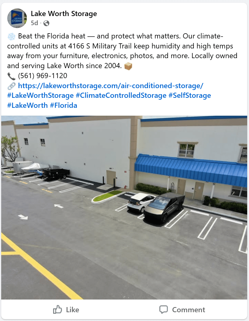 Lake Worth Storage - Air-Conditioned Storage Lake Worth Storage Air-Conditioned Units Protect From Florida Humidity