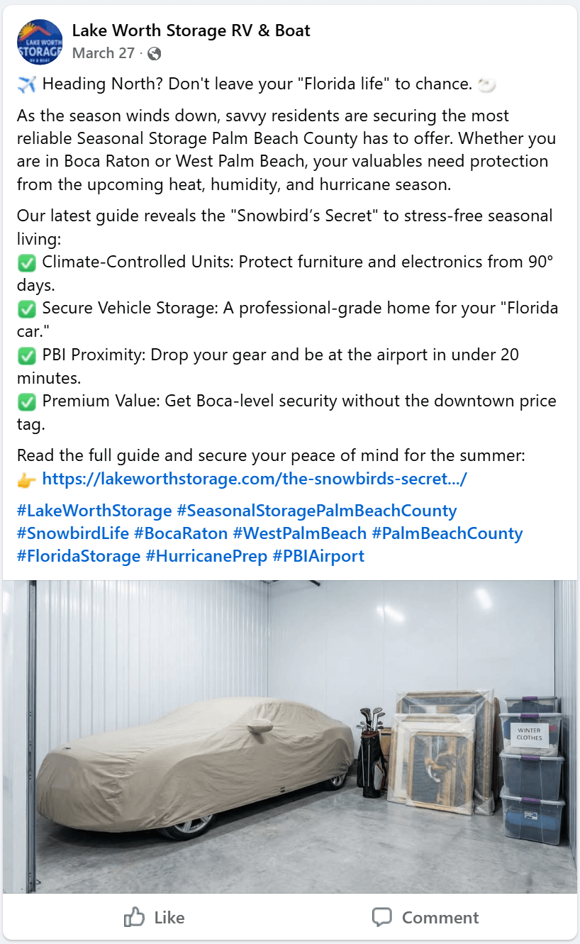 Lake Worth Storage Rv And Boat - Snowbird Seasonal Storage Lake Worth Storage Rv And Boat Snowbird Seasonal Palm Beach County