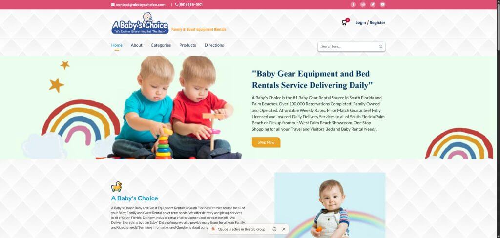A Baby&Amp;#039;S Choice South Florida Baby Equipment Rental Record-High Organic Traffic Google Ads