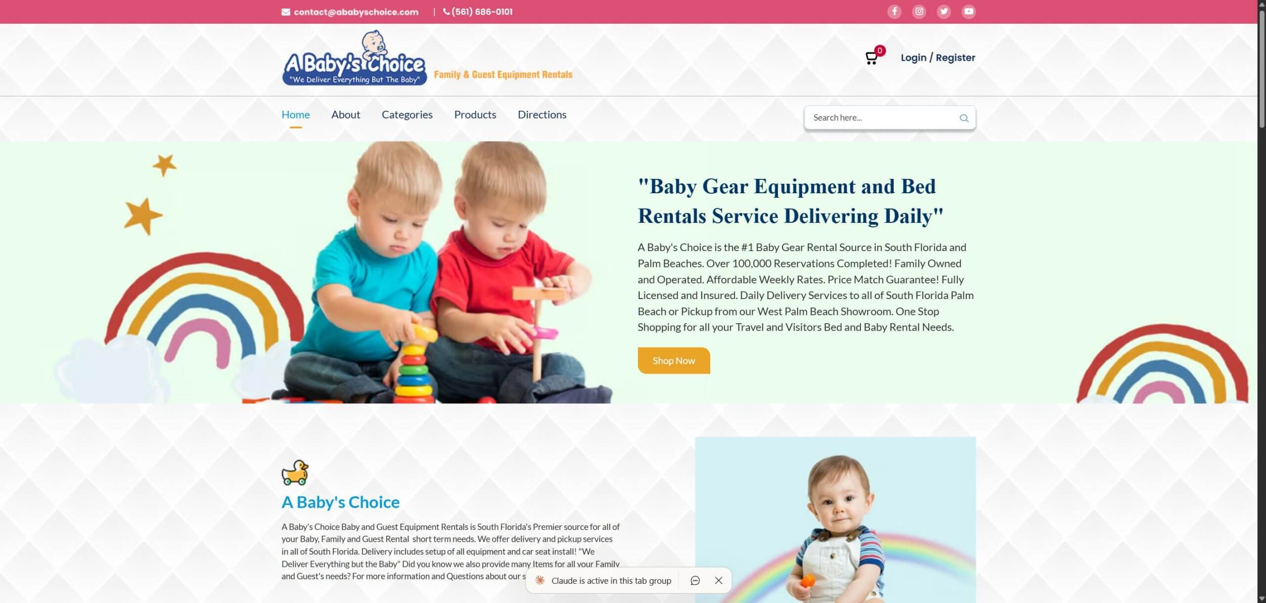 A Baby'S Choice Ai Business Automation Case Study A Baby'S Choice Baby Equipment Rental South Florida Ai Business Automation Seo Case Study