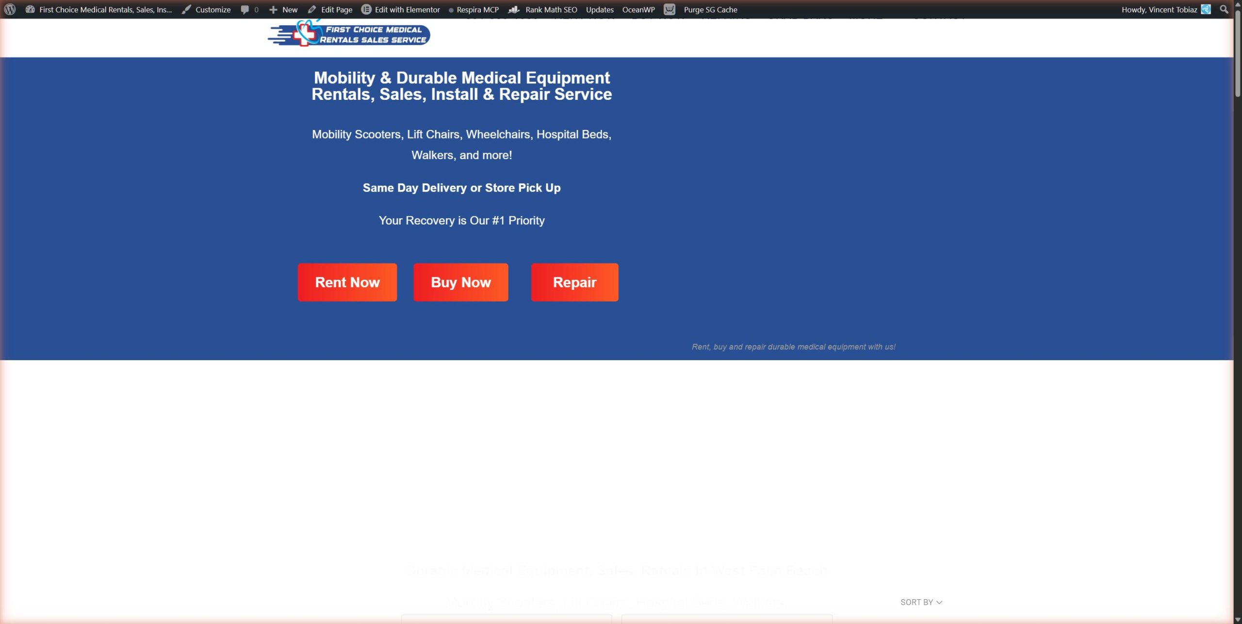 First Choice Medical Rental Medical Equipment Rental West Palm Beach Ai-Enhanced Marketing Case Study